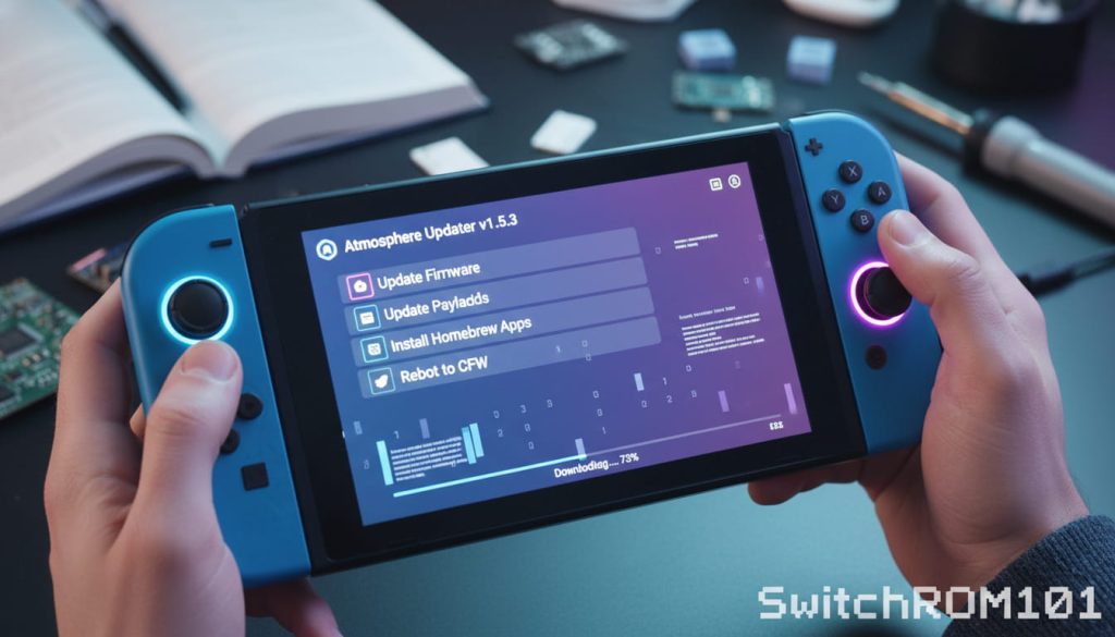 Installing MIG Switch firmware update in homebrew mode – SwitchROM101