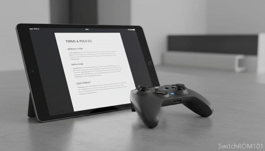 Nintendo terms and policy concept for ban prevention guidance – SwitchROM101