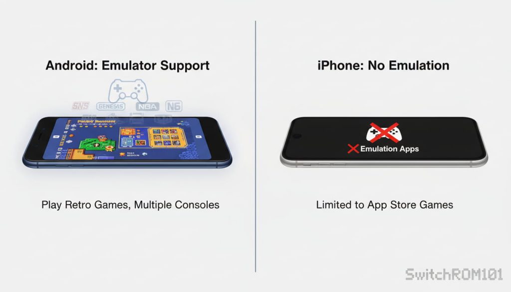 Android vs iOS for Switch emulation – SwitchROM101