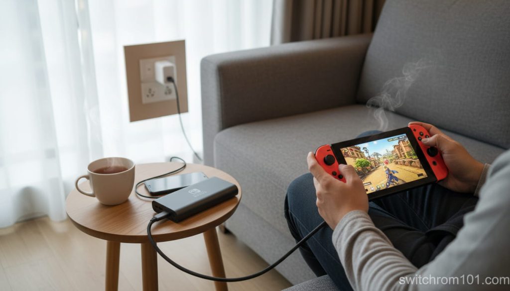 Charging Nintendo Switch while playing using power bank – switchrom101.com