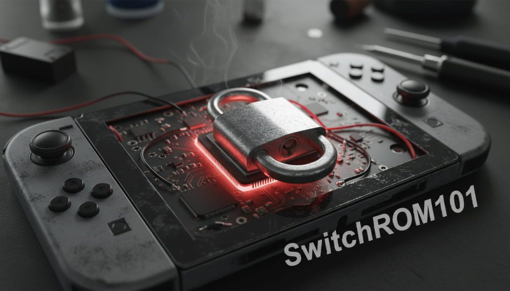 Hardware-patched Nintendo Switch blocking homebrew