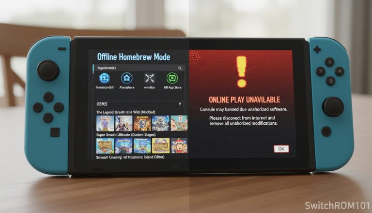 How to avoid banning on a homebrew Nintendo Switch
