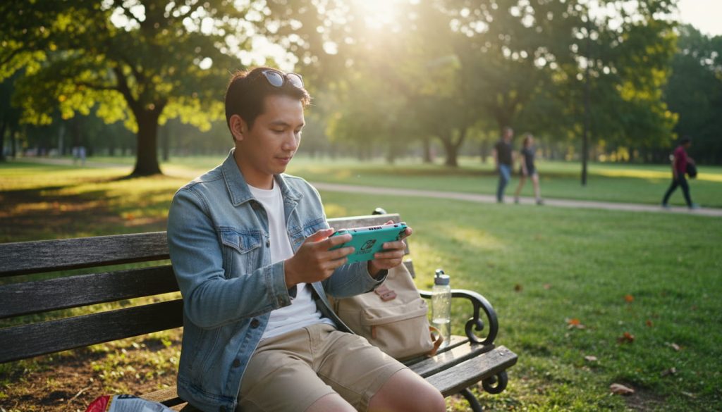 Nintendo Switch Lite battery performance during portable gaming