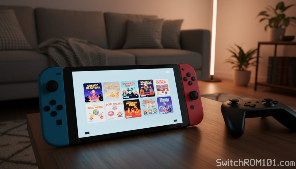 Nintendo Switch Online classic games library as official alternative to backward compatibility.