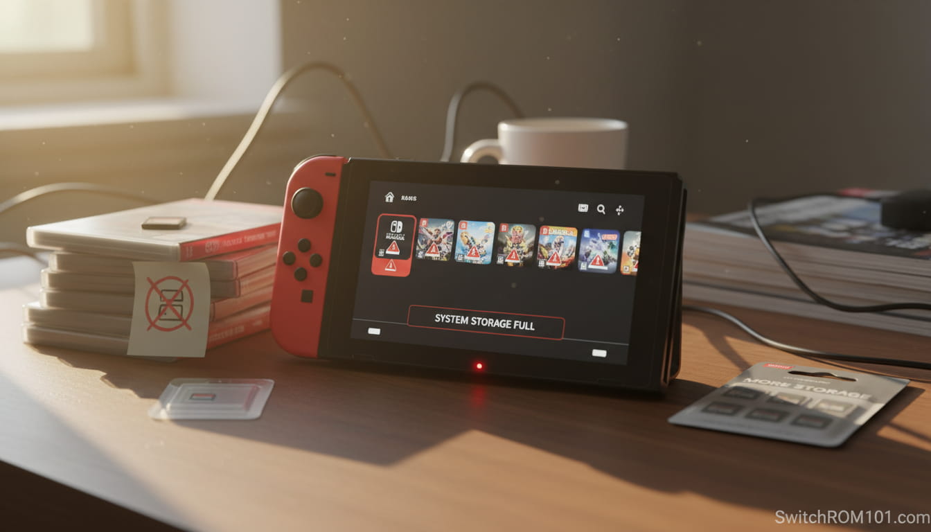 “Switch game library and storage expansion essentials like microSD cards — SwitchROM101.com”