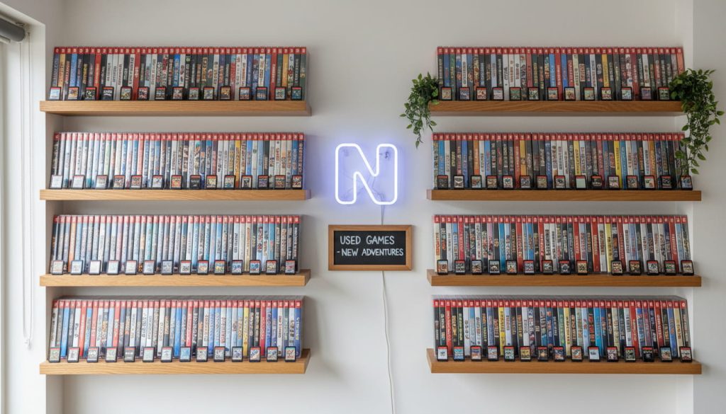 Used Nintendo Switch games collection