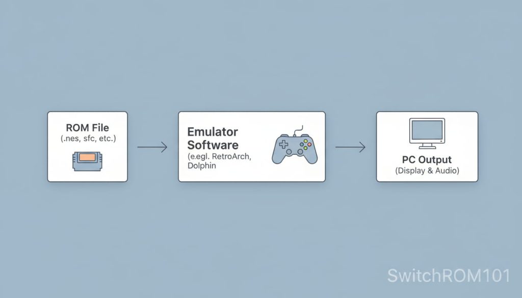 Why ROM files alone cannot run without a Switch emulator – SwitchROM101