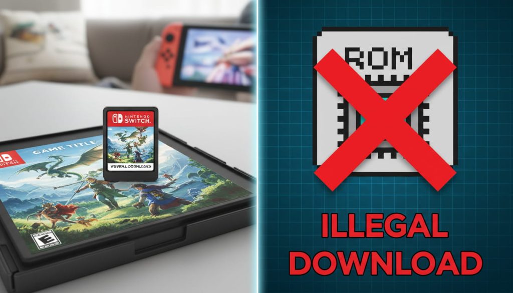 owning Nintendo Switch game vs downloading ROM legality