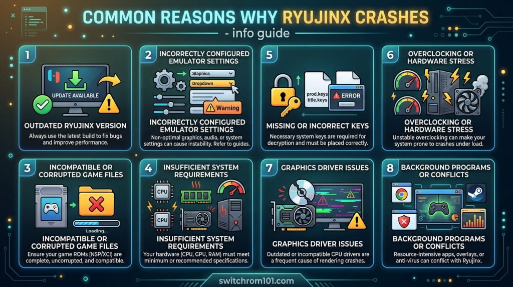 Why Ryujinx Crashes