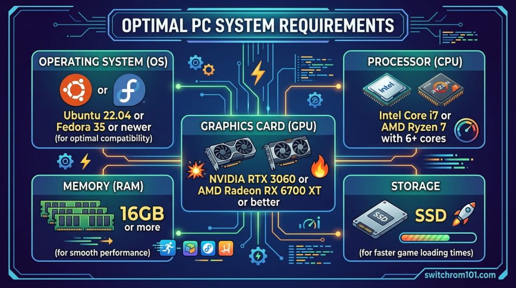 System Requirements to Install Ryujinx Emulator for Switch Games on Linux
